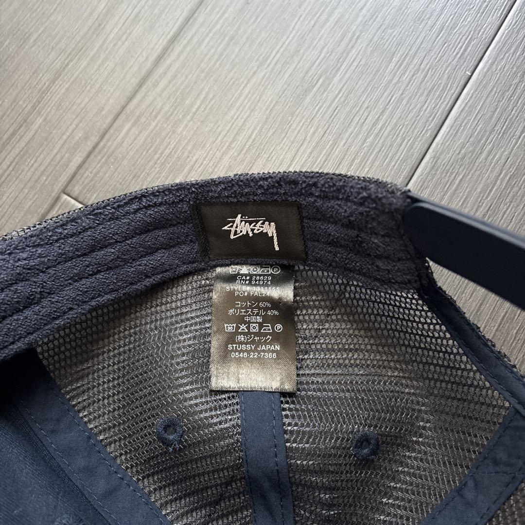 STUSSY ネイビー メッシュキャップ stussy キャップ メッシュキャップ ネイビー - メルカリ
