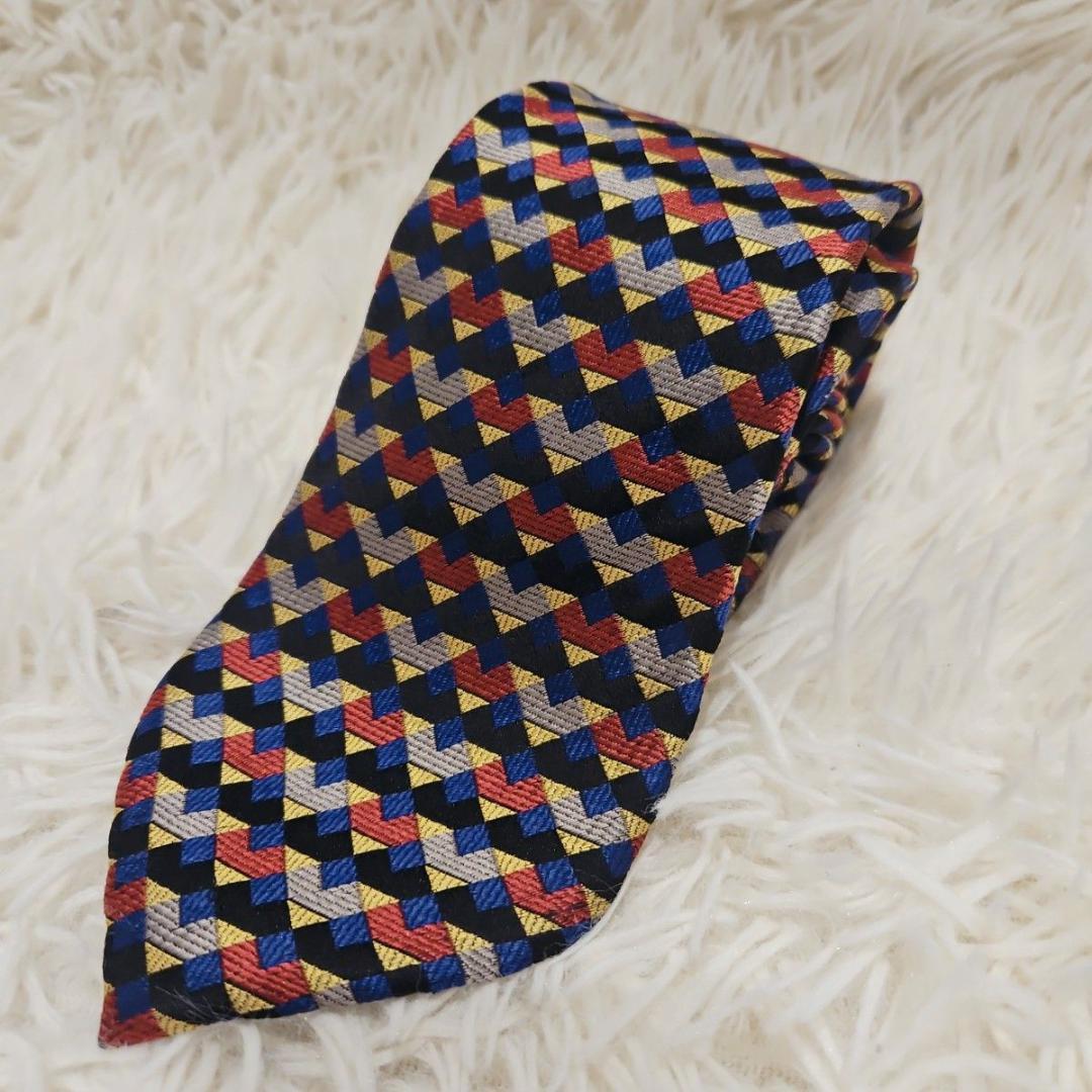 希少デザイン Paul Smith ポールスミス ネクタイ 総柄
