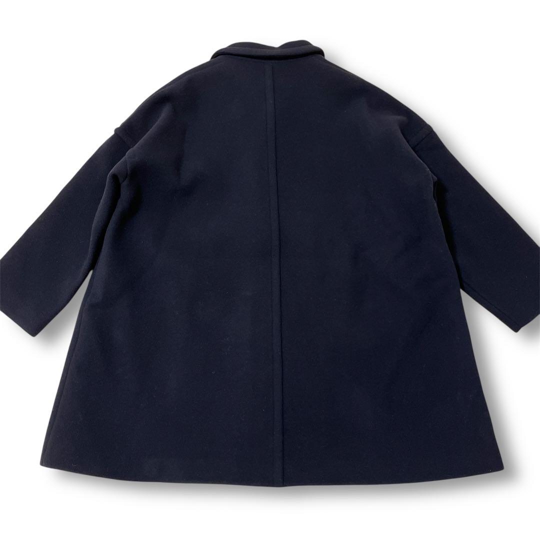 MACPHEE トゥモローランド パイルメルトン オーバーサイズコート