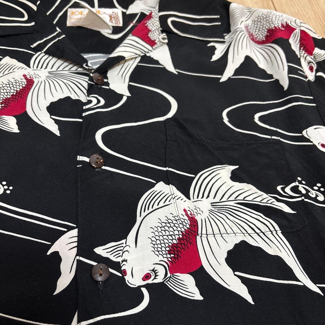 USA製　IOLANI ハワイアン　アロハシャツ