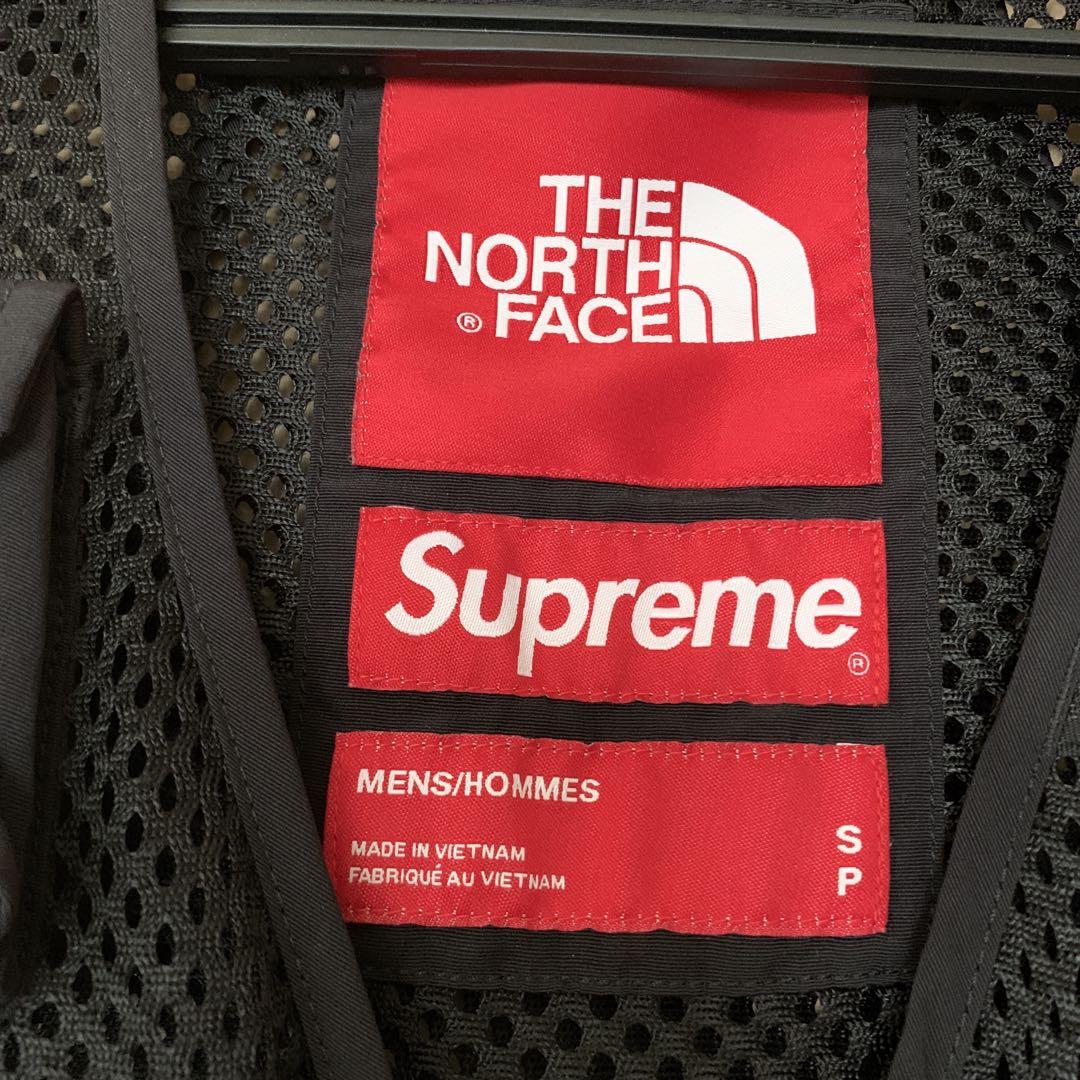 supreme the north face カーゴベストブラックS アウトドア