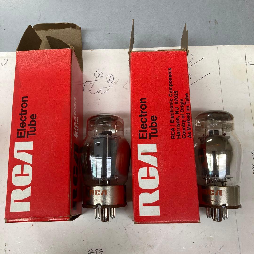 RCA 真空管 2個セット 6550やや傷や汚れあり