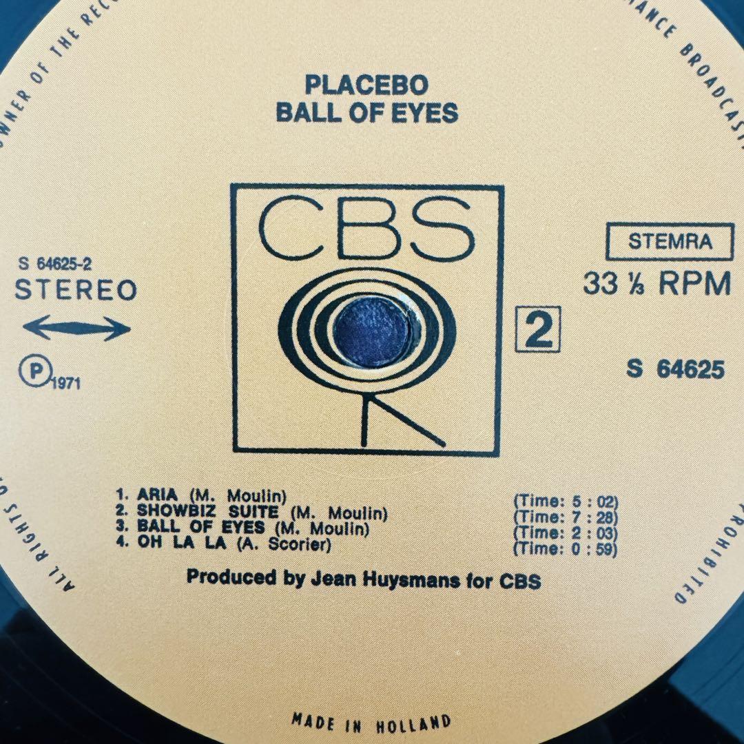 PLACEBO / BALL OF EYES レコード - メルカリ