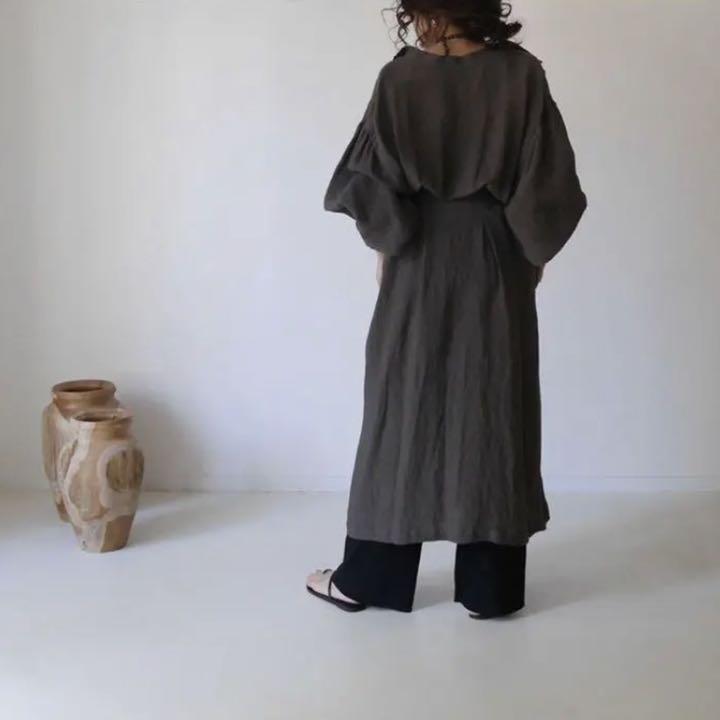 安い新作 argue 新品 linen European dress ダークブラウン x2KHo-m39785293008 HOT大人気