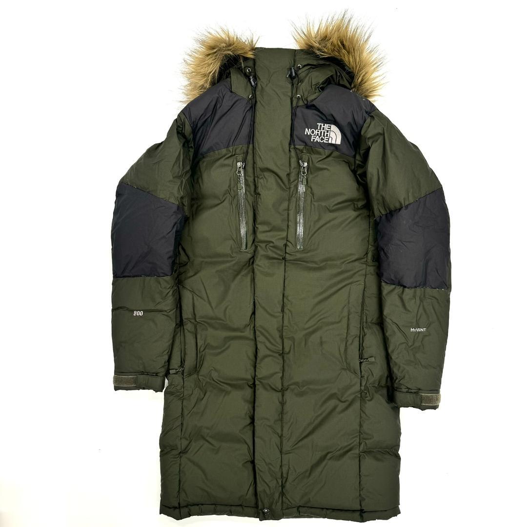 美品 XS ノースフェイス バルトロ タイプ ファー付 ロングダウン 美品 XS ノースフェイス バルトロ タイプ ファー付 ロングダウン