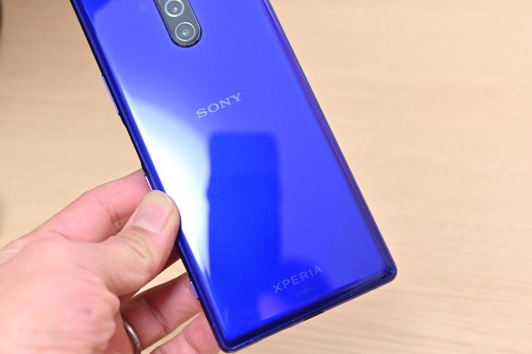 xperia 1 simフリー SOV40 パープル au版 + おまけケース