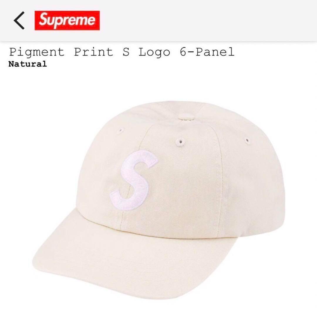 新品⭐Supreme⭐pigment 6panel ナチュラルfree白系