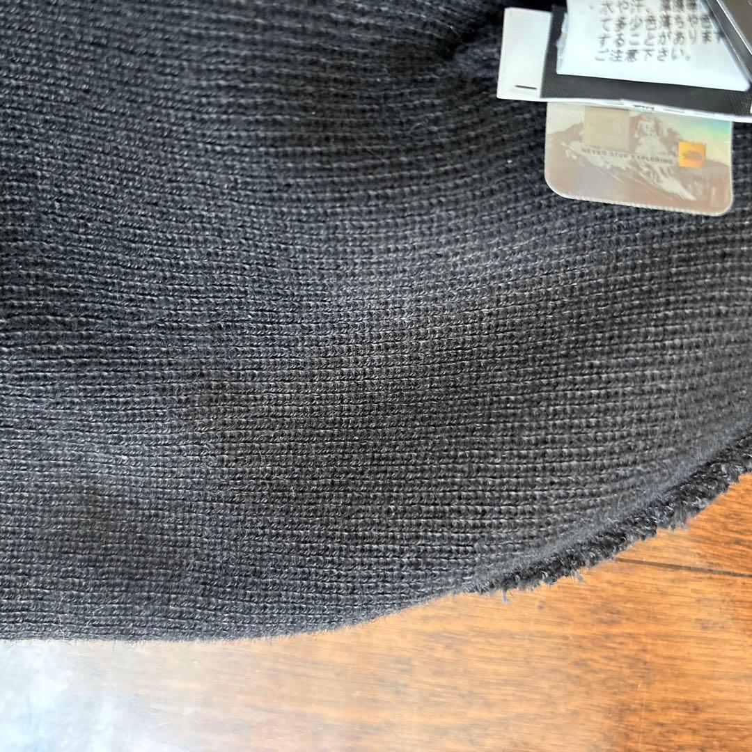 シュプリーム ノースフェイス ニット帽 黒 Beanie コラボ シュプリーム ノースフェイス ニット帽 黒 Beanie コラボ