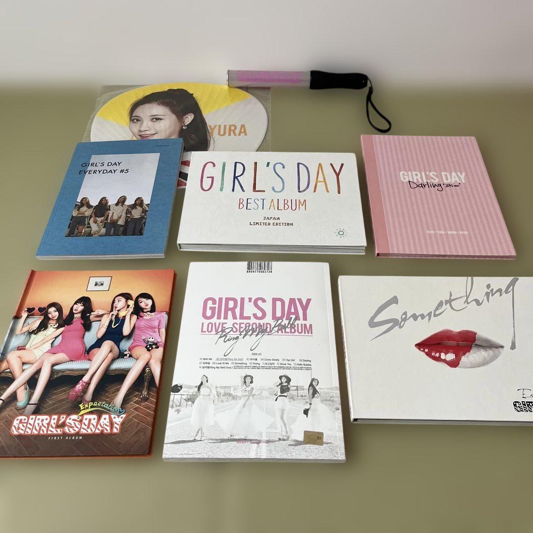 GIRL'S DAY グッズ CD、団扇、ペンライト
