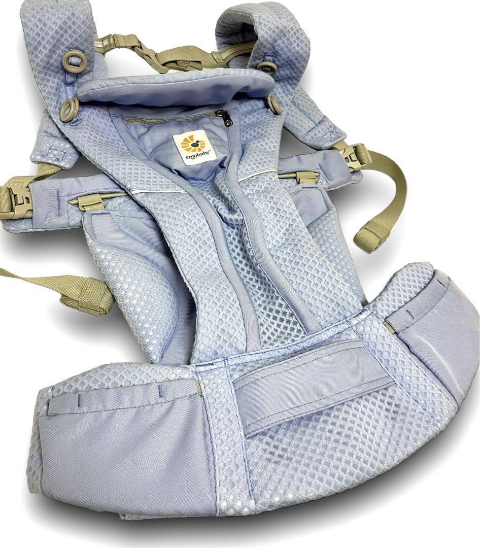 【美品・国内正規品】エルゴベビー オムニブリーズ ブルーラベンダー