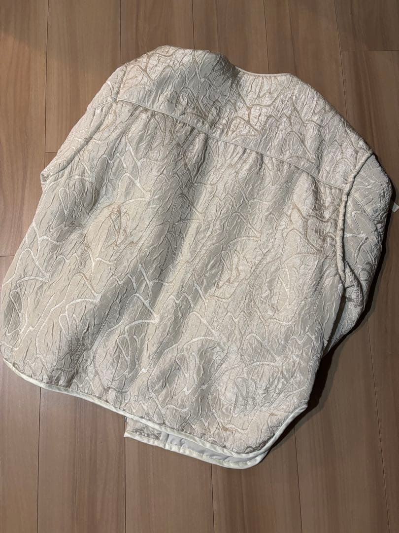 ジャカードパイピングブルゾン エクリュ サイズ36 トゥデイフル アウター ジャカードパイピングブルゾン エクリュ サイズ36 トゥデイフル アウター