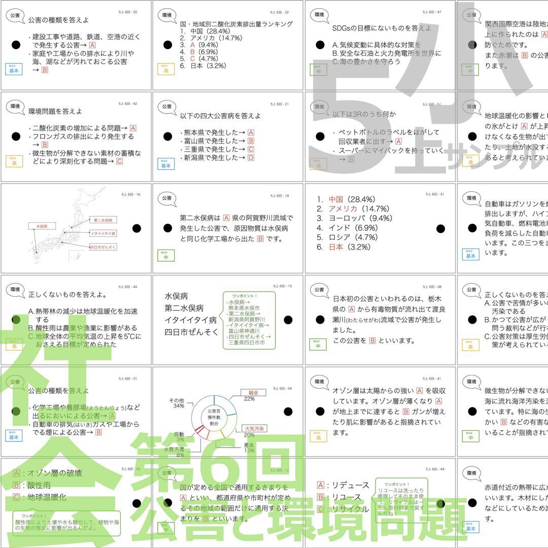 中学受験【5年上全セット 社会・理科 1-19回】組分けテスト対策 予習シリーズ