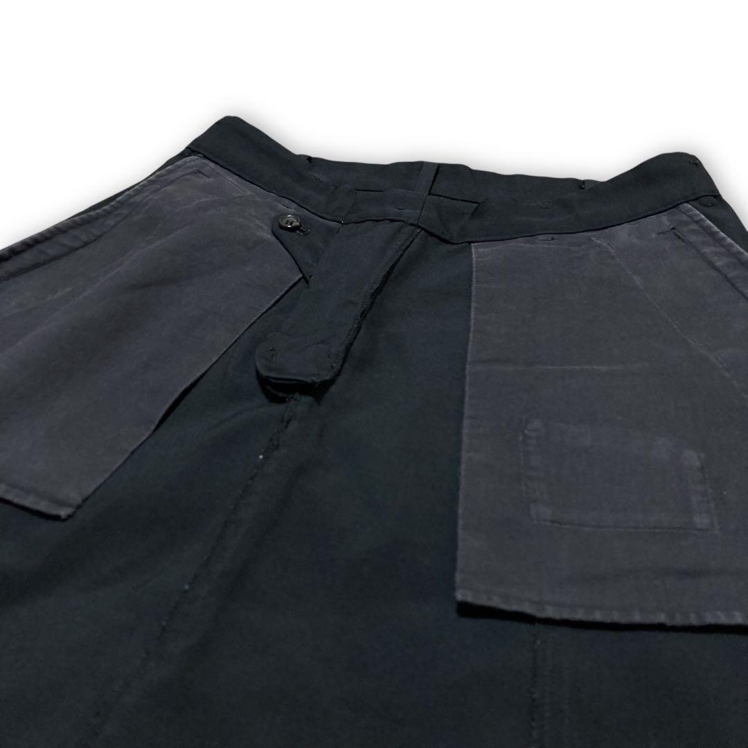 美品 コムデギャルソンガール サルエルパンツ ハーフ ショート ブラック 黒
