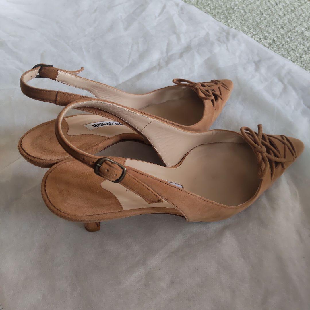 MANOLO BLAHNIK スエード☆ハイヒール 美品23.5cm~24cm MANOLO BLAHNIK スエード☆ハイヒール 美品23.5cm~24cm