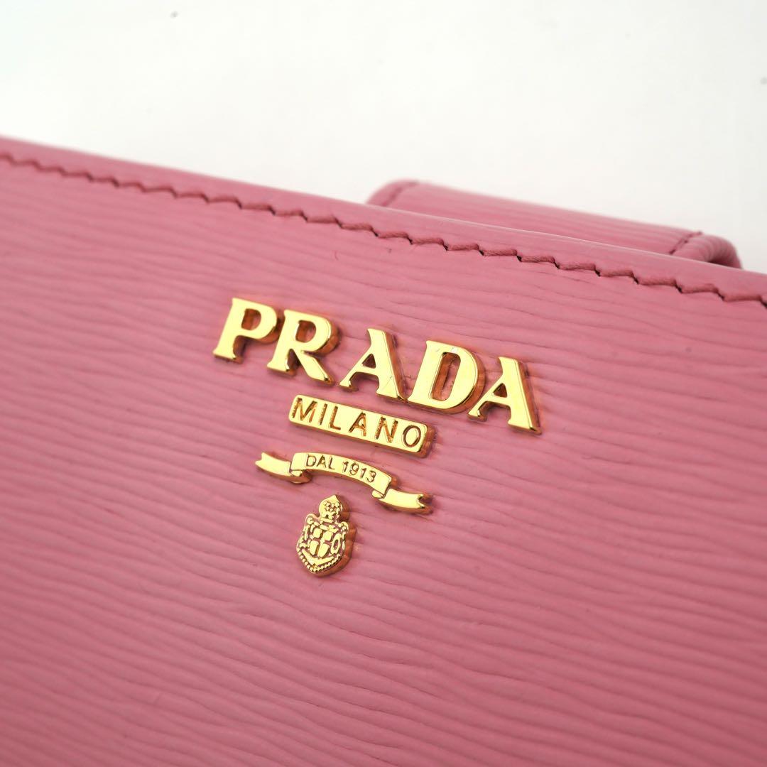 ✨未使用に近い・保証書付き✨ PRADA ミニ財布 ヴィッテロムーブ
