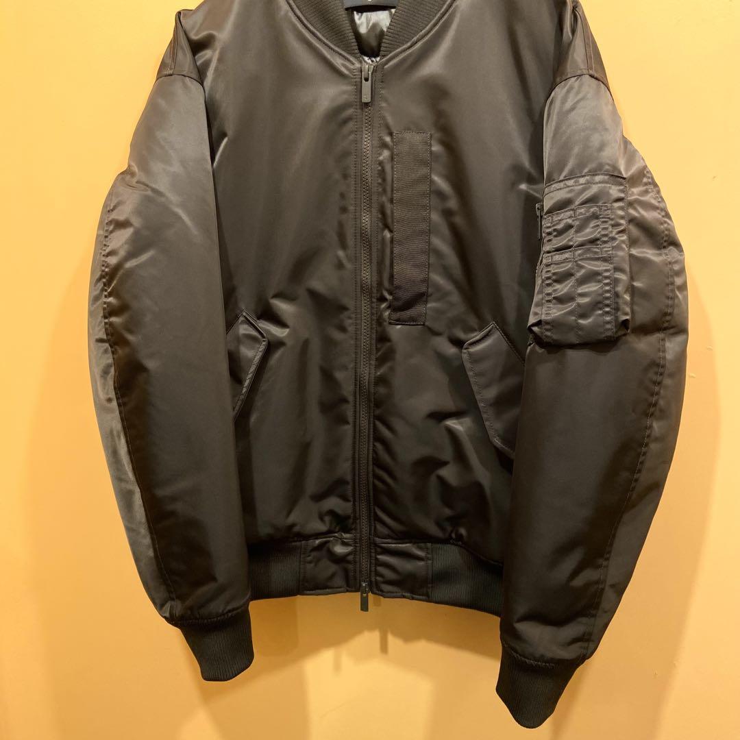 UNIQLO＋J ハイブリッドダウンオーバーサイズMA-1ブルゾン M
