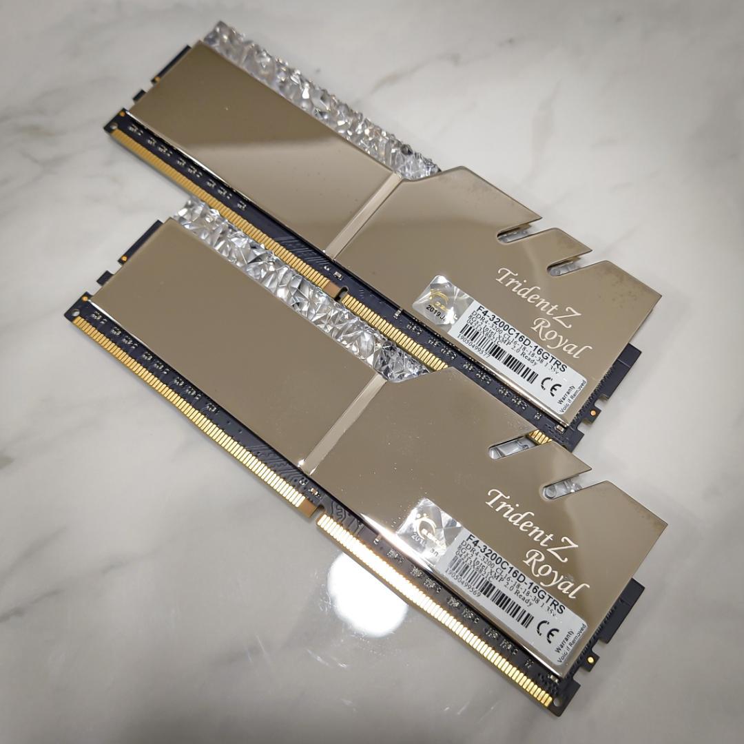【スピード発送】Trident DDR4 メモリ 8GB ×2 (16GB)