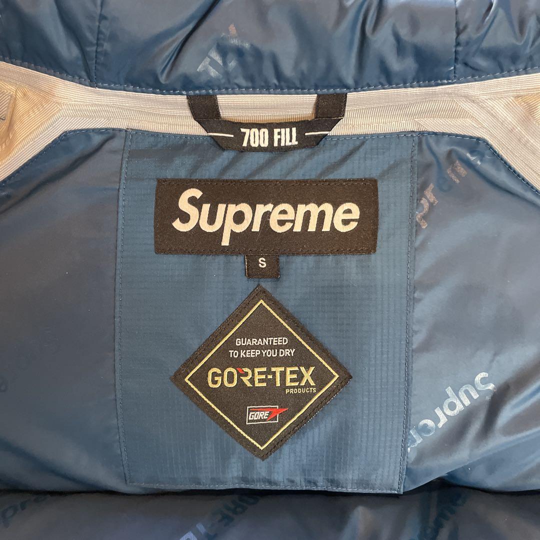 Supreme GORE-TEX ダウンジャケット S ブルー