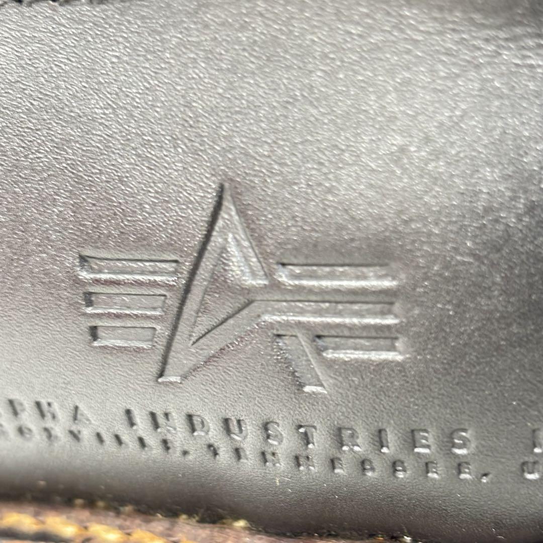 ALPHA INDUSTRIES 編上げブーツ 10ホール 25㎝ サイドジップ