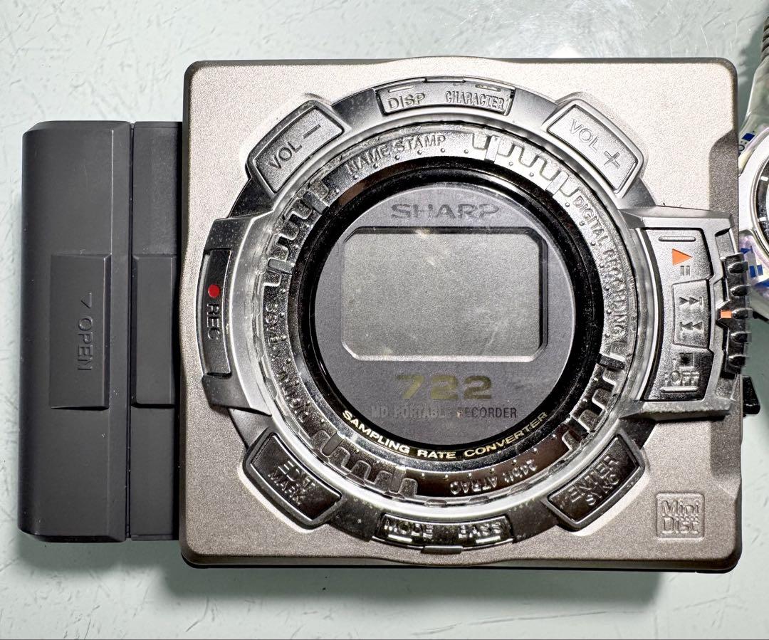 SHARP シャープ MD-MS722-S MDポータブルレコーダー ジャンク