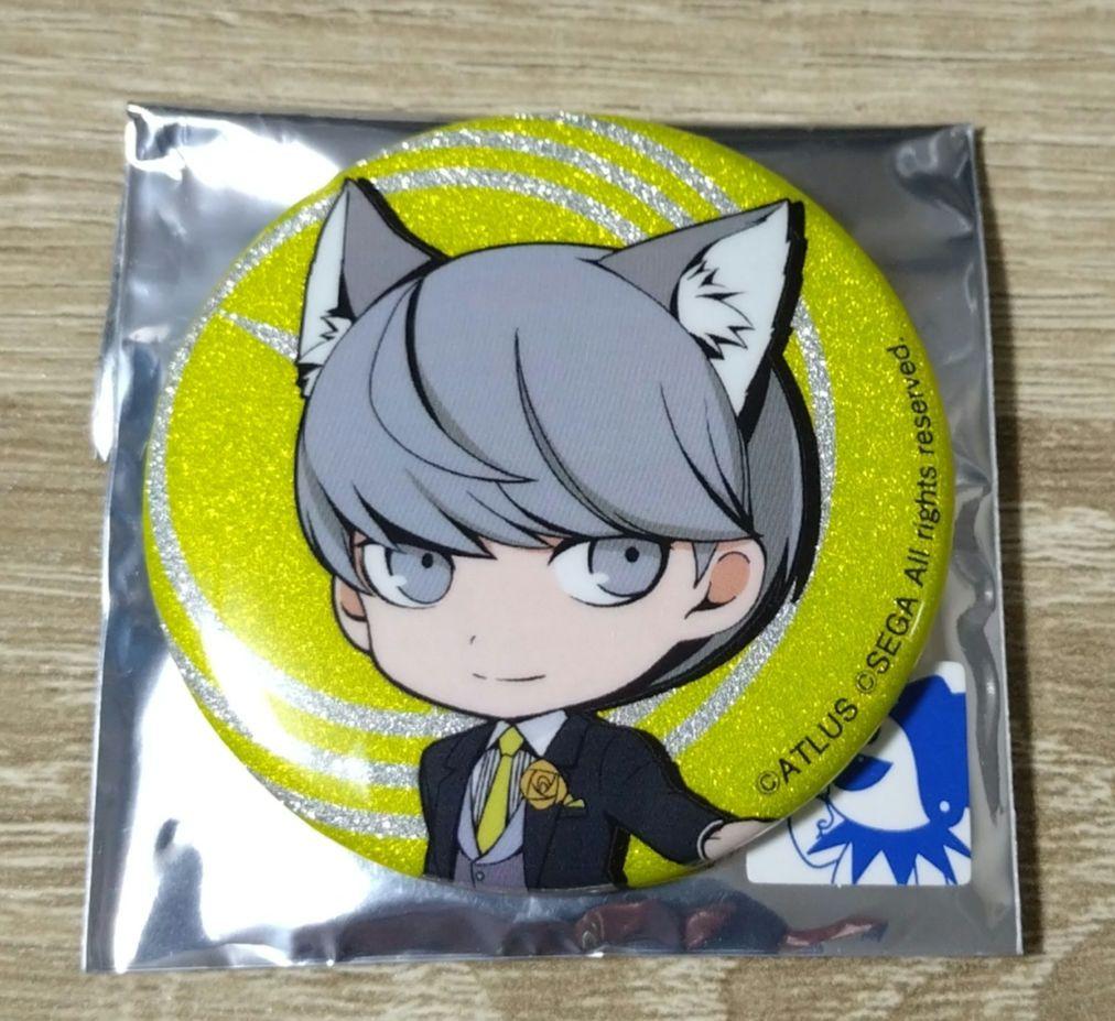 PERSONAペルソナ25th　ナンジャタウン　グリッター缶バッジ　鳴上悠 ① 終了しました】『PERSONA 25th Anniversary in NAMJATOWN