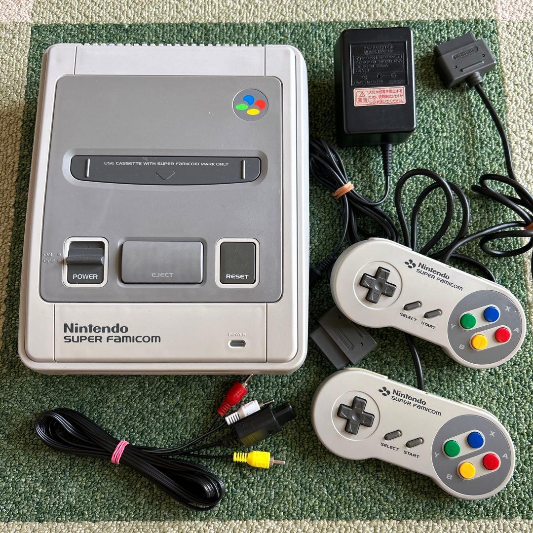 202 Nintendo スーパーファミコン本体　一式セット