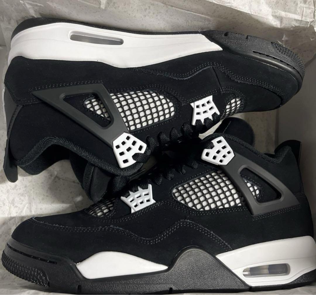 NIKE aj4 エアジョーダン4レトロ  White Thunder  GS