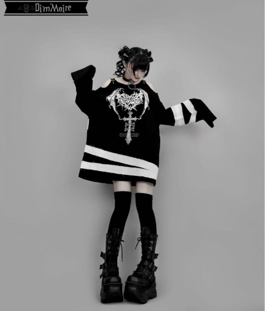ディムモアール 救済の十字ガーゼトップス【Black】