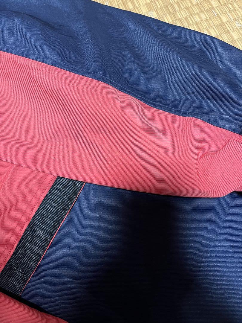 パタゴニア　ポリエステルジャケット　XL  ネイビー×オレンジ　ブランド古着