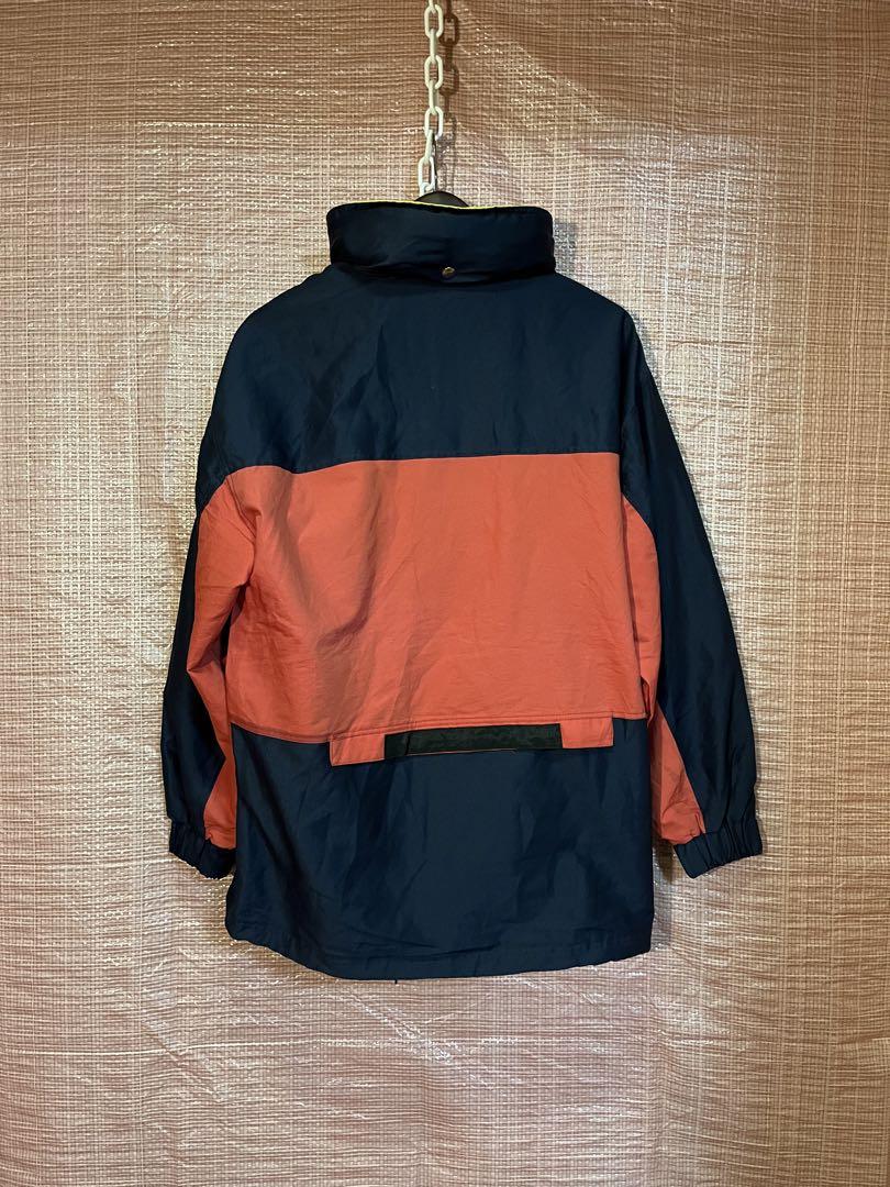 パタゴニア　ポリエステルジャケット　XL  ネイビー×オレンジ　ブランド古着