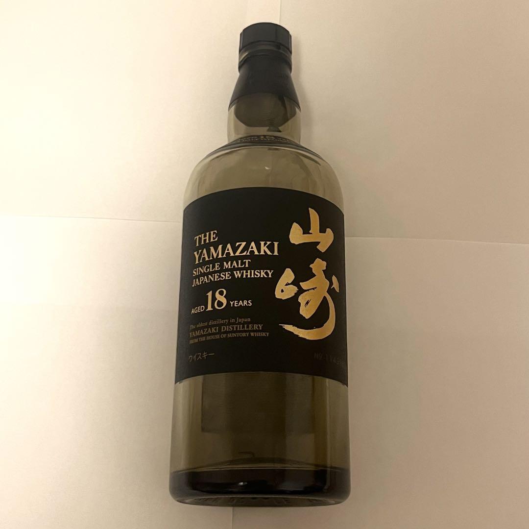 山崎18年　未洗浄　空瓶