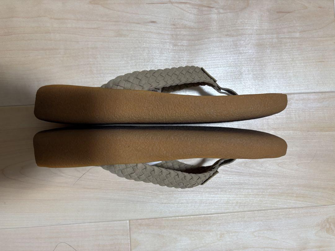 美品！マリブサンダルズ　SURFRIDER ベージュ　25cm