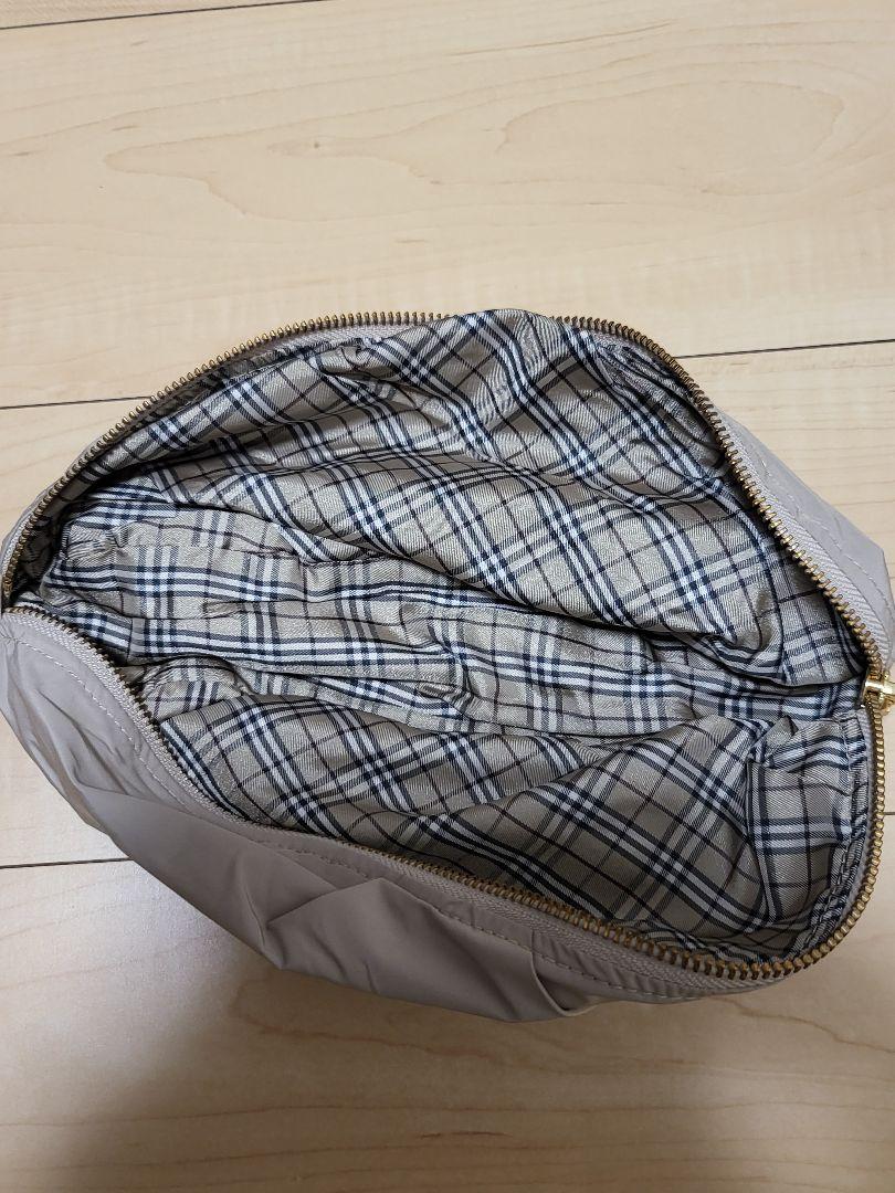新品 バーバリーブルーレーベル BURBERRY スプリングコート ポーチ付き