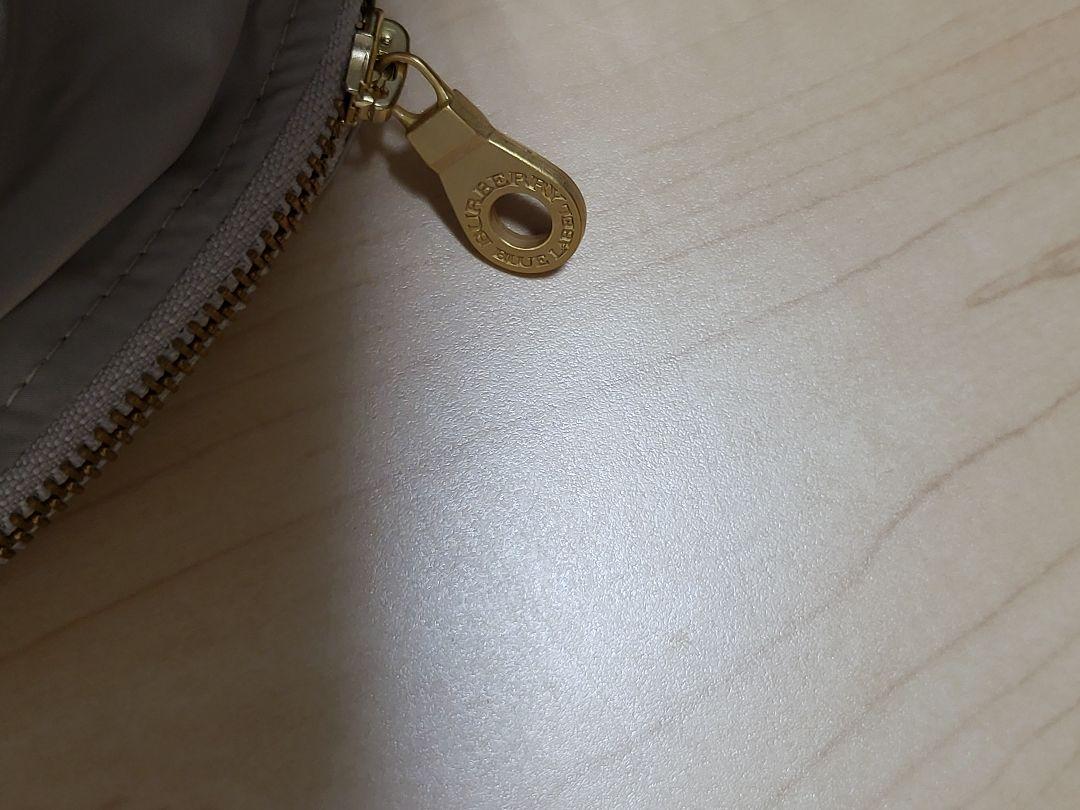 新品 バーバリーブルーレーベル BURBERRY スプリングコート ポーチ付き