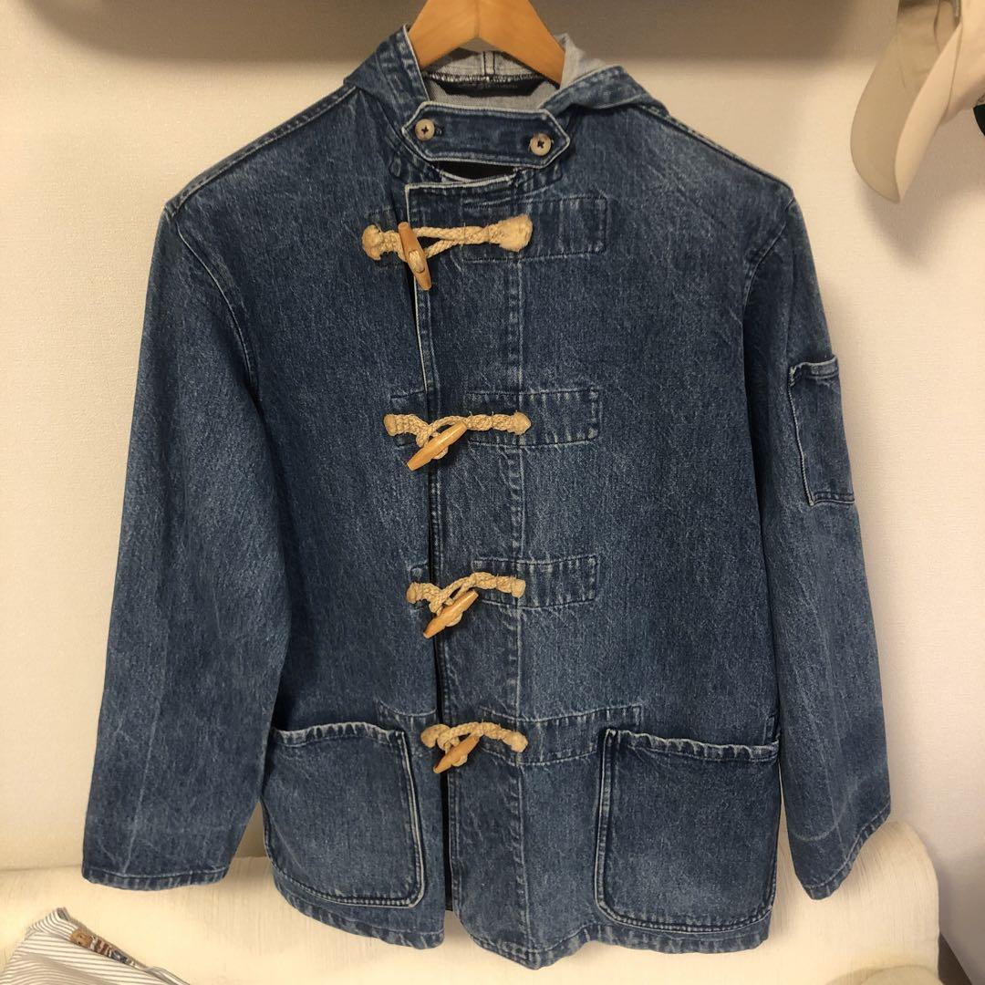 希少 名作 80’s Vintage ラルフローレン デニム ダッフル パーカー