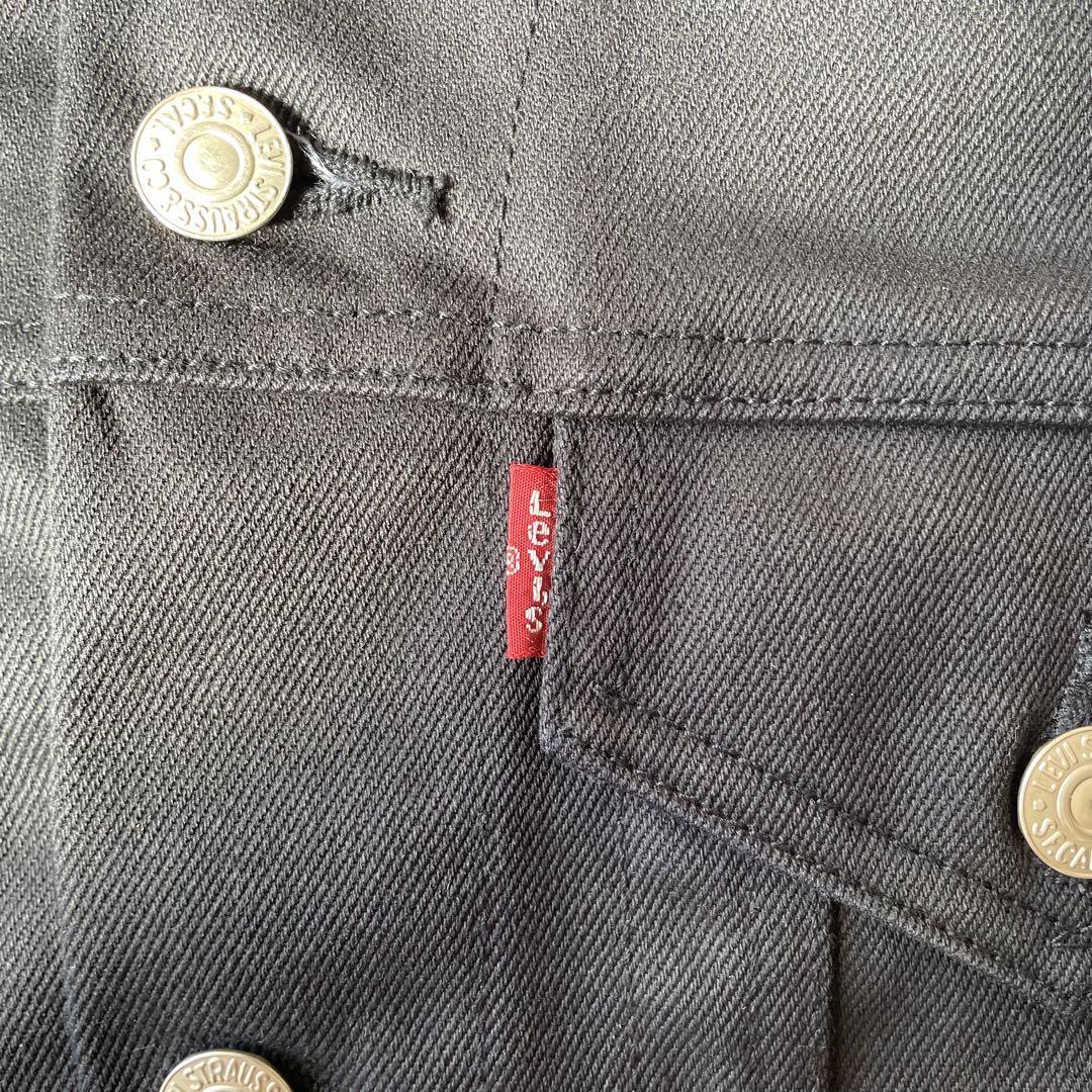 LEVIS 3rd 70505 ブラック トラッカージャケット サード 38