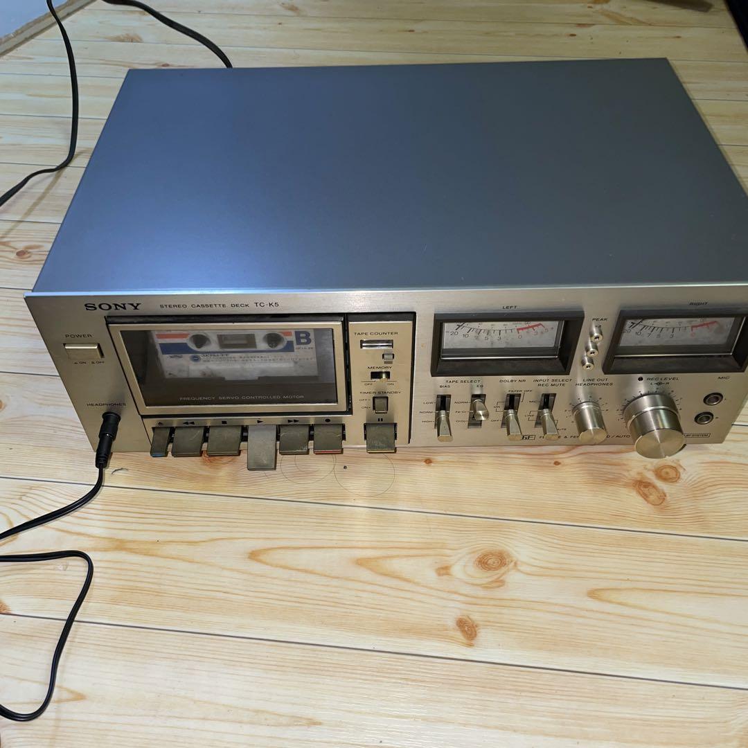 【再生確認済】SONY　ソニー カセットデッキ TC-K5 SONY TC-K5の仕様 ソニー