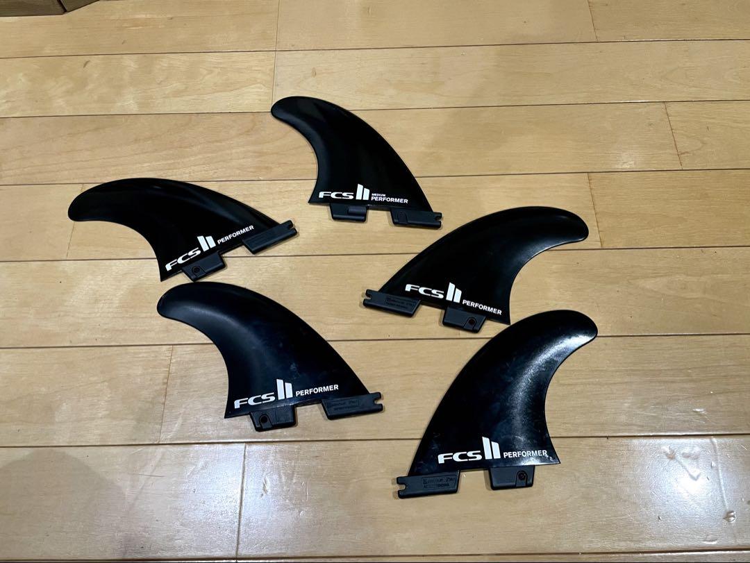 FCS II PERFORMER サーフボードフィン 5枚セット