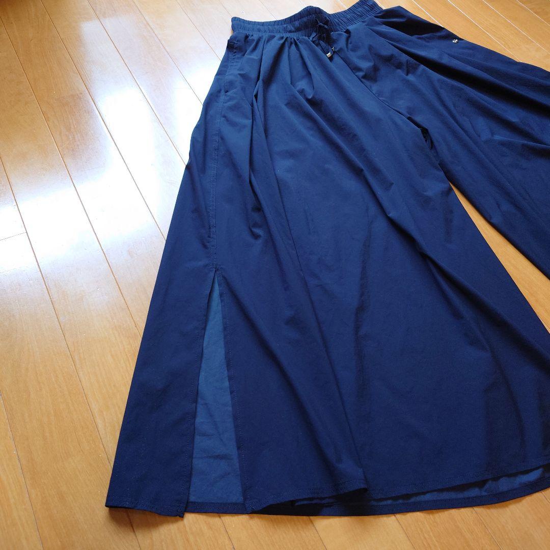 HOKUAO⭐︎　チャコット　タフタロングガウチョパンツ　Sサイズ　黒