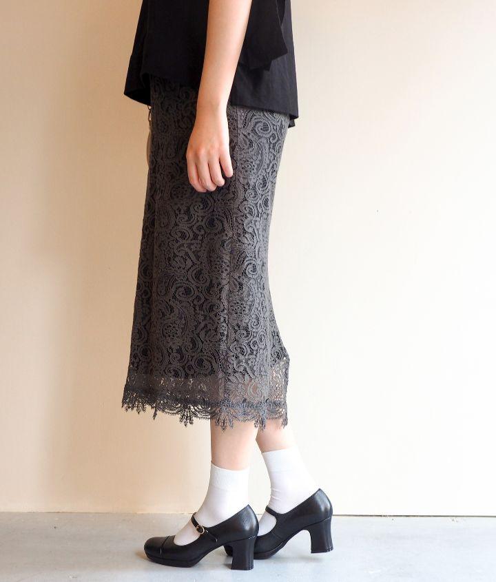 あしながおじさん　厚底ストラップパンプス　ブラック　本革