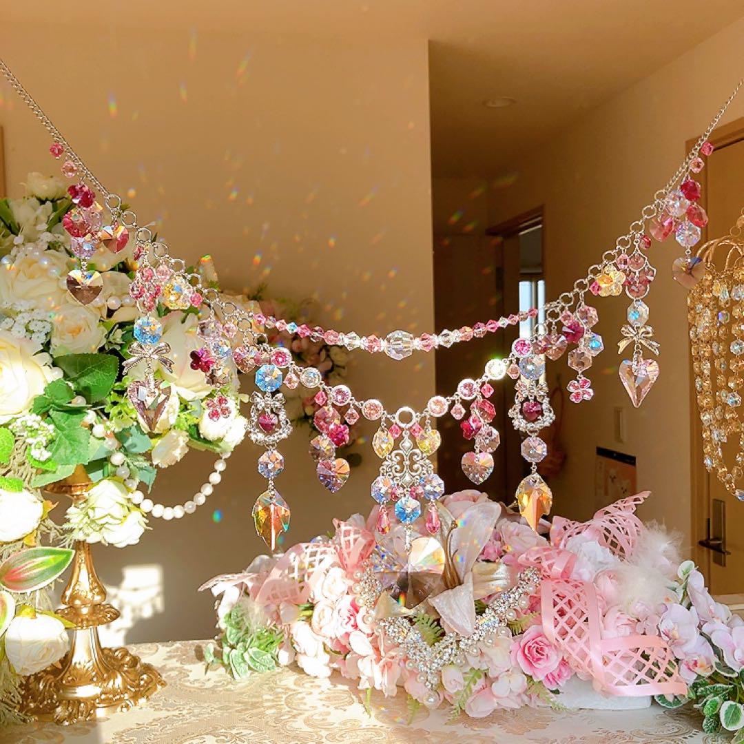 じろくん様♡*.スワロフスキー♡ガーランド♡サンキャッチャー♡