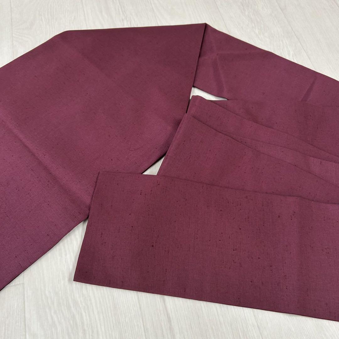 入荷now 安全 九寸 無地 白山紬 名古屋帯 正絹 メルカリ - RO-3258 着物 着物・浴衣