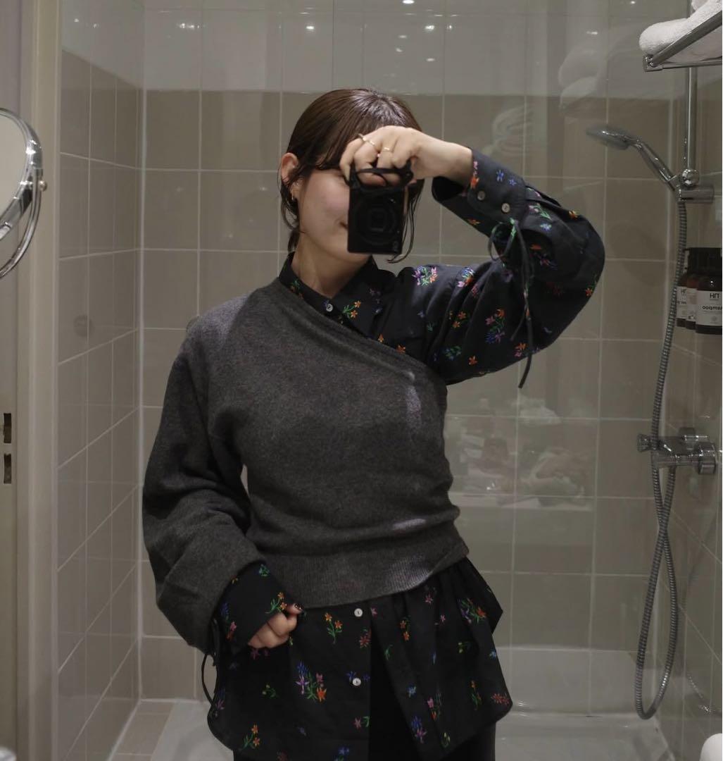 SLOBE IENA margaux/マルゴーflowerwestern シャツ