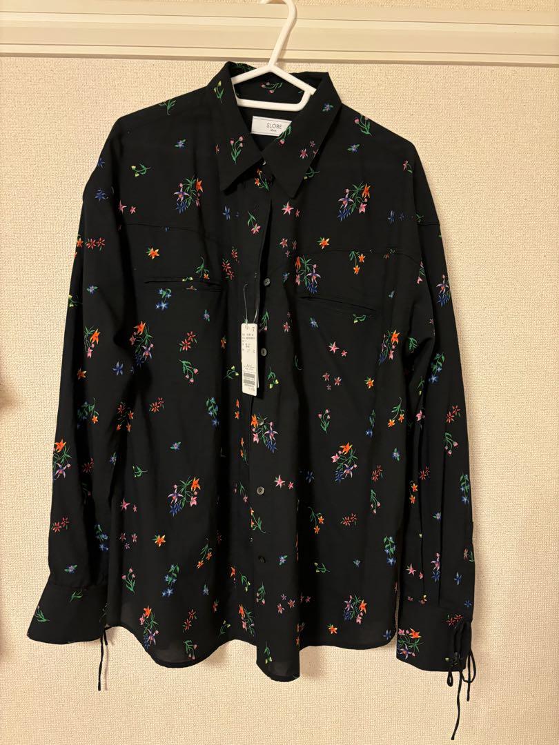 SLOBE IENA margaux/マルゴーflowerwestern シャツ