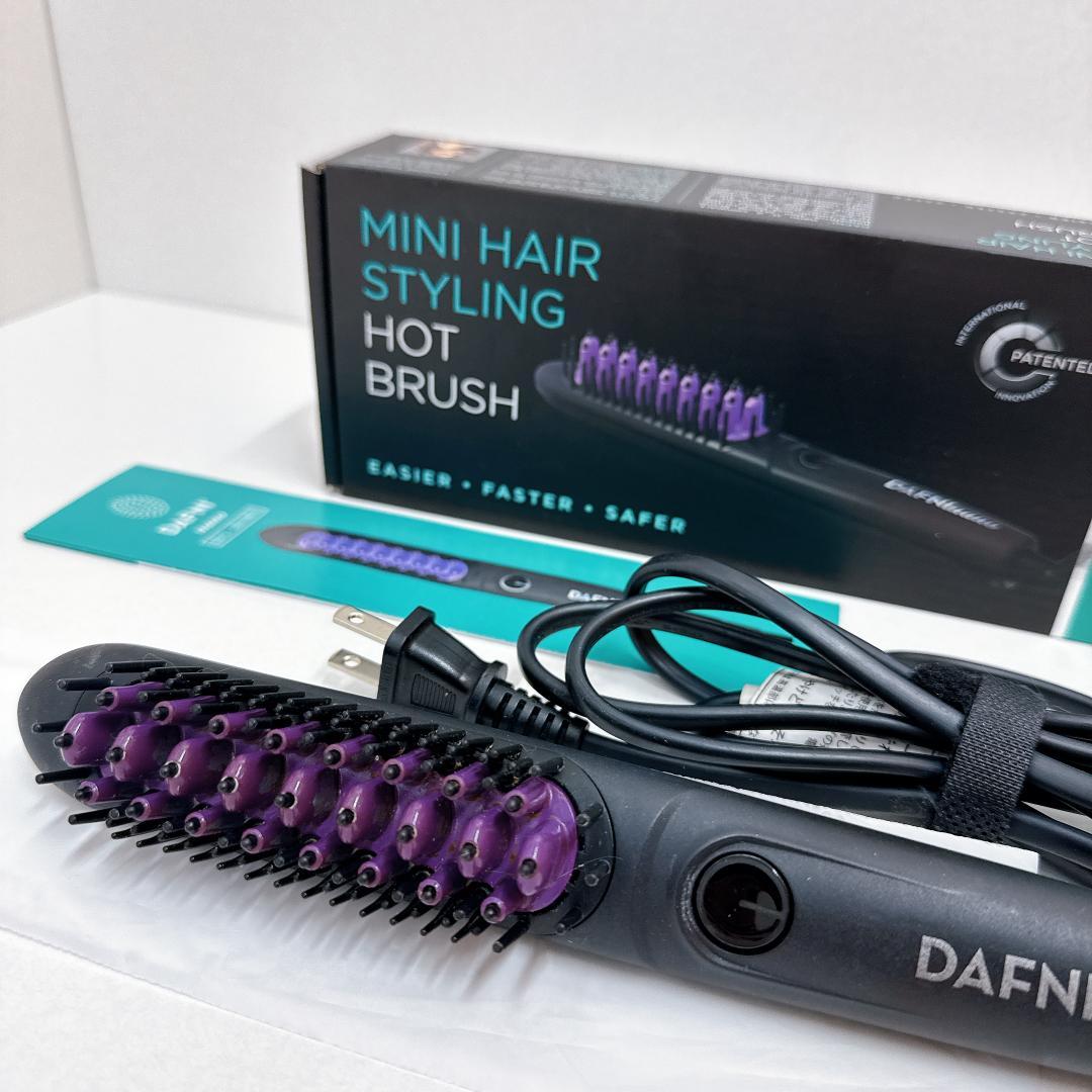 美品】ダフニ DAFNI nano ミニヘアスタイリング ホットブラシ