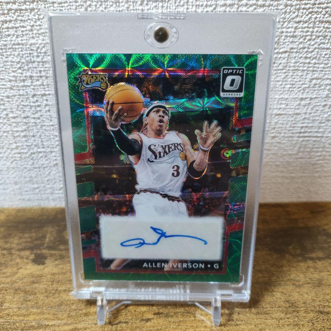 ALLEN IVERSON サインカード 09 25目立った傷や汚れなし