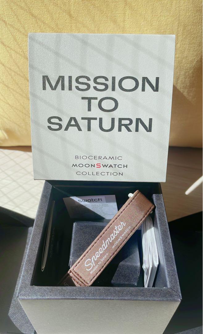 ムーンウォッチ MISSION TO SATURN SO33T100 腕時計