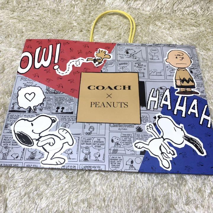 COACH ×PEANUTS シグネチャー レザー スヌーピー リュックサック
