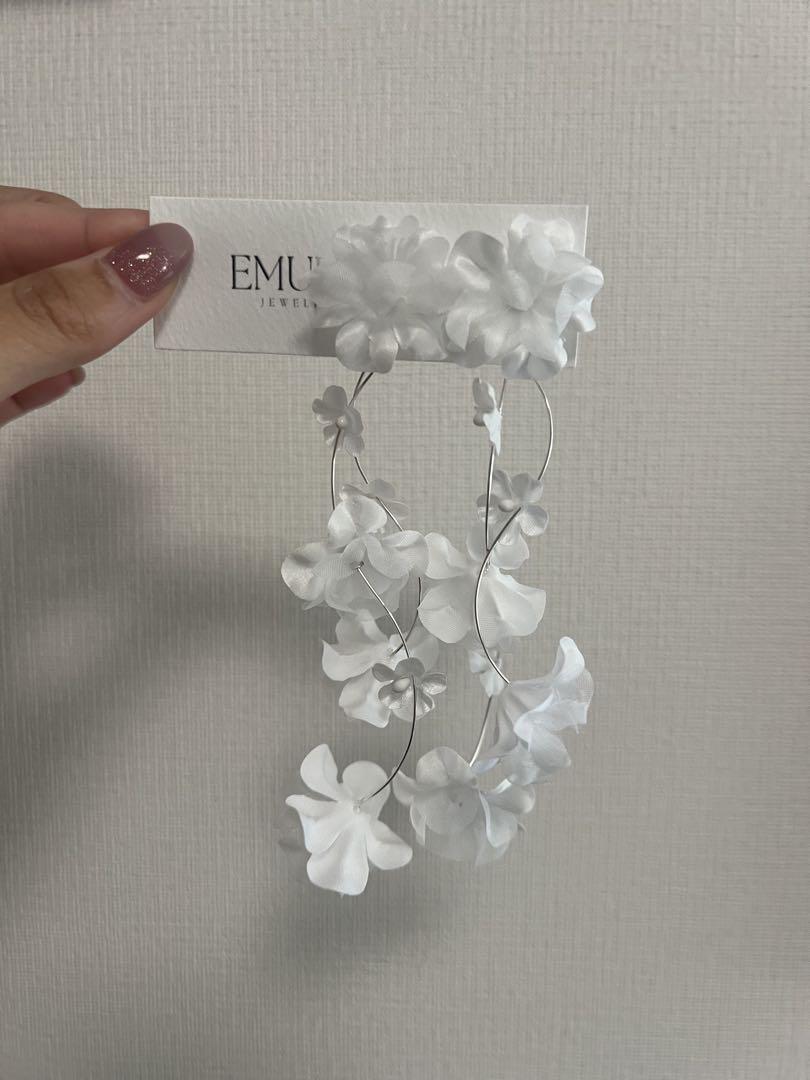 【美品】EMULE(エミュル)ハンドメイドピアス