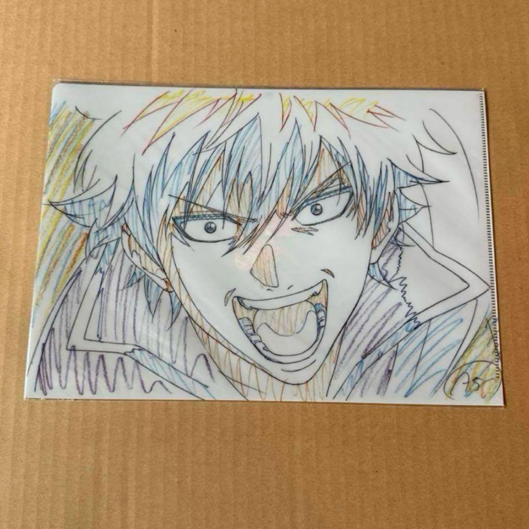 銀魂　銀八先生　クリアファイル　原画風　坂田銀時 銀魂 銀八先生 クリアファイル 原画風 坂田銀時